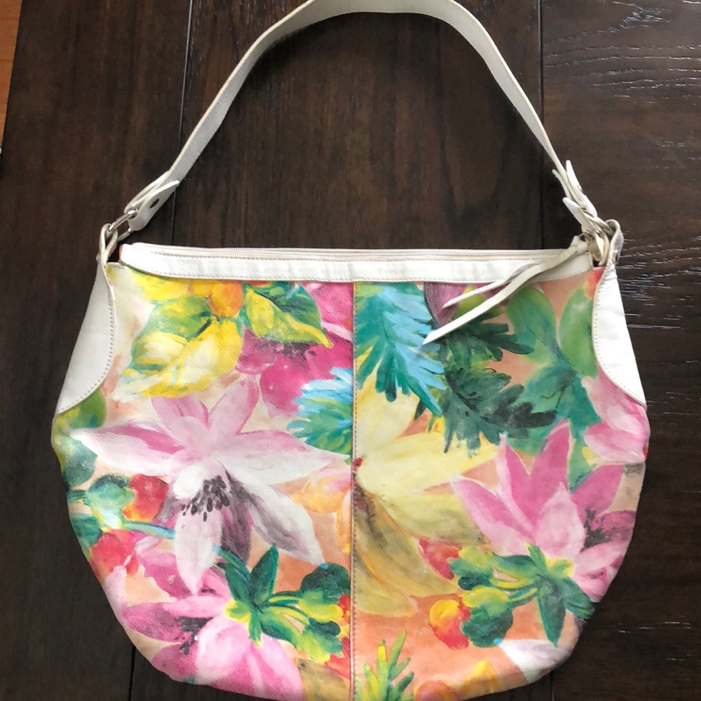 Beautiful floral Italian handbag